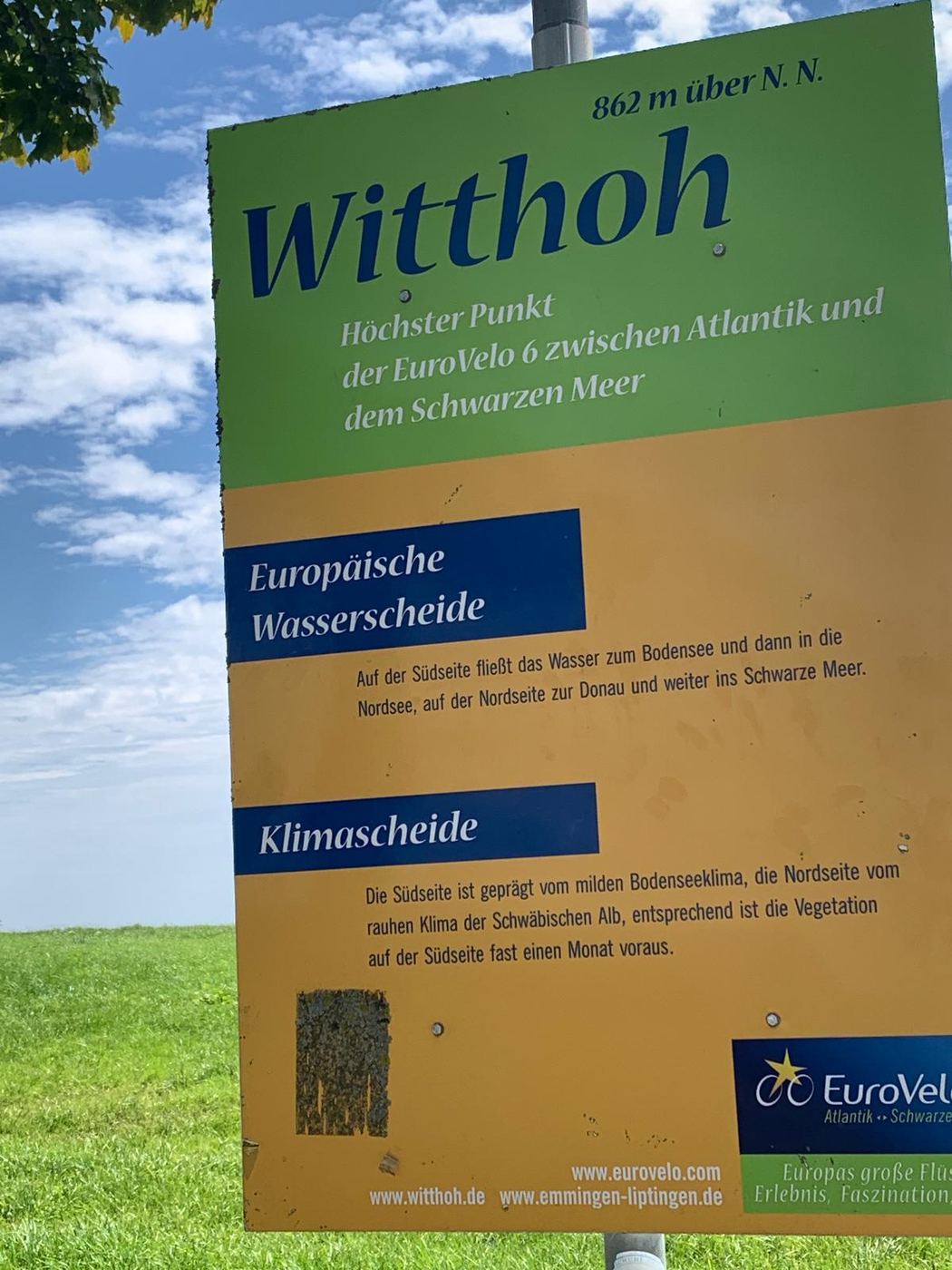 Ein Schild