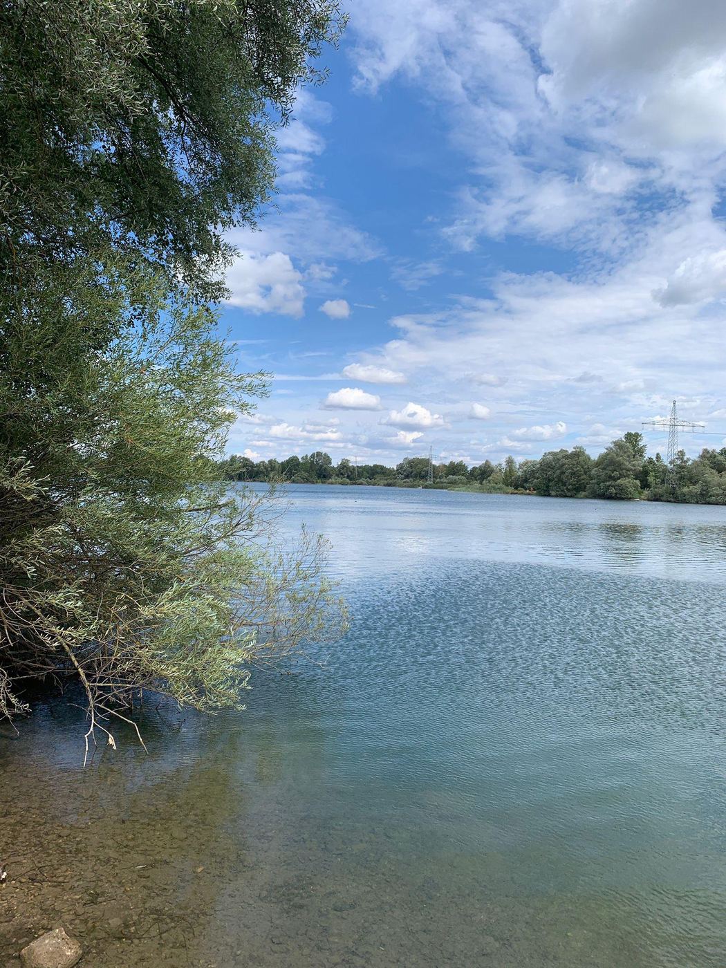 Badesee mit kurzer Schwimmeinheit